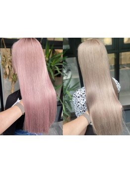 Lapisオリジナルのトリートメントで、ハイトーンでも指通りなめらかに♪髪質やお悩みに合わせたケアを★