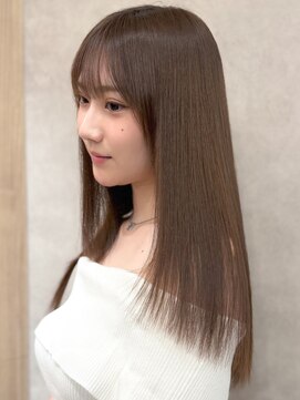 カインド 南青山(hair&make up KIND) 美髪ロングヘア 髪質改善 前髪 小顔カット 縮毛矯正