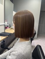 フラミューム 三島(flammeum)&nbsp;切りっぱなしボブ×ブラウンカラー