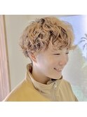 ブリーチonパーマ