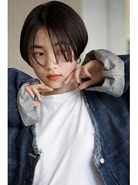 ウム(Umu) ハンサムショート暗めカラー//20代30代ショート