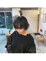 ワゴンヘアー(wagon hair) wolf perm
