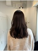 チェリーブラウンナチュラルロング×ゆるウェーブ