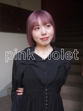 コレットヘアー ザモリオカ(Colette HAIR the MORIOKA) -kanna-♪肌映えくすみピンク×大人ボブ♪