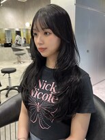 シティ(CITY)&nbsp;ワンカールレイヤー　韓国ヘア　ハッシュカット