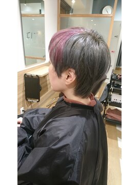 シャトン 中崎(chaton) 白髪を楽しむデザインカラー