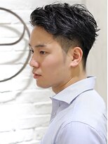 ヘアーアンドグルーミング ヨシザワインク(HAIR&GROOMING YOSHIZAWA Inc.)&nbsp;メンズビジネスアップバングショート理容室眉毛カット好印象