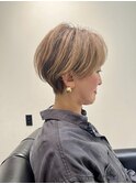 似合わせショート/フェザーショート/細めハイライト