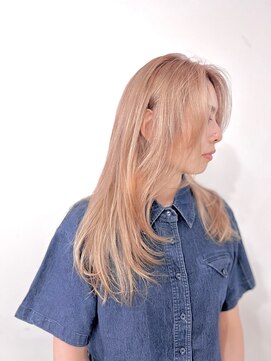 レーベル(LABEL) ピンク×グレー×チルココアベージュ