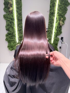 カミガミ 栄(KAMIGAMI) カット+髪質改善オーガニックカラー+髪質改善トリートメントスパ