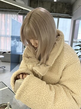 ワンカラー/ブリーチカラー/髪質改善/ハイトーンカラー