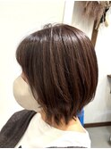 ROUIS 津田沼 ボブレイヤー×白髪ぼかしハイライト