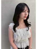 UN1QUE 髪質改善 仙台本町&nbsp;艶髪ストレート×韓国風顔周りレイヤー/サイドバング