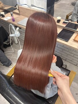 モク(mok) ピンクベージュ×水素トリートメント