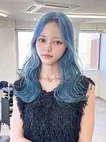 エルサ ザ リープ(ELSA the leap) 【ブリーチカラー/ダブルカラー】ブルーアッシュ