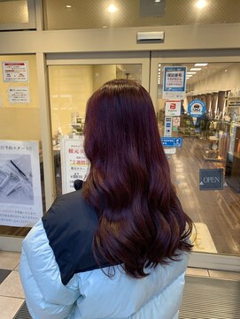 ヘアメイク ポルテ(HAIR MAKE PORTE) ボルドーカラー
