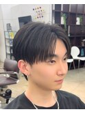 ショートセンターパート
