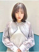 レイヤーボブ/ミルクティーベージュ/髪質改善/顔周り/立川