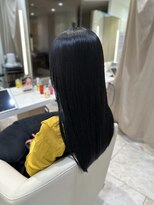 ケンジ 平塚 アネッタ(KENJE annetta) 艶髪ストレート 髪質改善カラー 髪質改善トリートメント