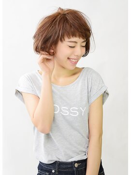アース 会津若松店(HAIR&MAKE EARTH) ショートバングボブ☆【EARTH会津若松店】