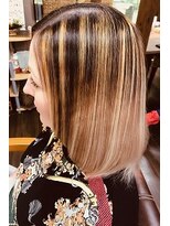 サイファー ヘアークリエイション(CIPHER Hair Creation) グラデーションカラー&ウイービング