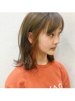 サロンアオ(salon ao)&nbsp;salon ao リアルスタイル　イヤリングカラー　オレンジ