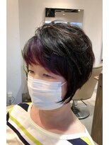 ヘアアンドメイク オプシス(Hair&Make OPSIS)&nbsp;ショートヘアのお洒落なインナーカラー