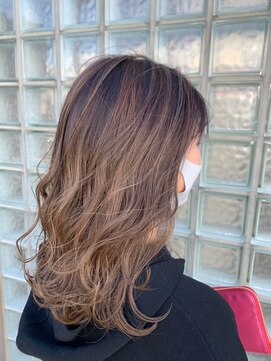 ヘアー ラヴワン 大泉(hair love One) バレイヤージュ×ハイライト