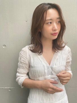 バトー バイ トリコ 船橋北口店(BATEAU by tricot) #外ハネセミディ　#モテヘア　#ナチュラル　#大人かわいい