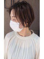 リコ ヘアー メイク(LIKO) 【LIKO  hair make】ショートボブ×ハイライト