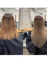 リエコー(RE'ECHO)&nbsp;プルエクステ80本/酸熱トリートメント/艶カラー/髪質改善/韓国