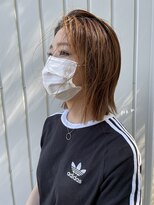 ノマド(nomad)&nbsp;切りっぱなしボブ 外ハネアレンジ