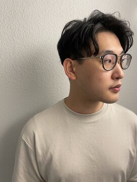 プレミアムバーバー 銀座店(PREMIUM BARBER produce by HIRO GINZA) ナチュラルパーマスタイル