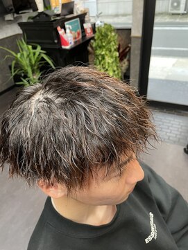 レベル 葛西店(LEVEL) ツイストスパイラルパーマ マッシュ メンズカット/葛西メンズ