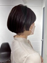 シェル 吉祥寺(shell)&nbsp;大人可愛い_丸みショートボブ_小顔カット