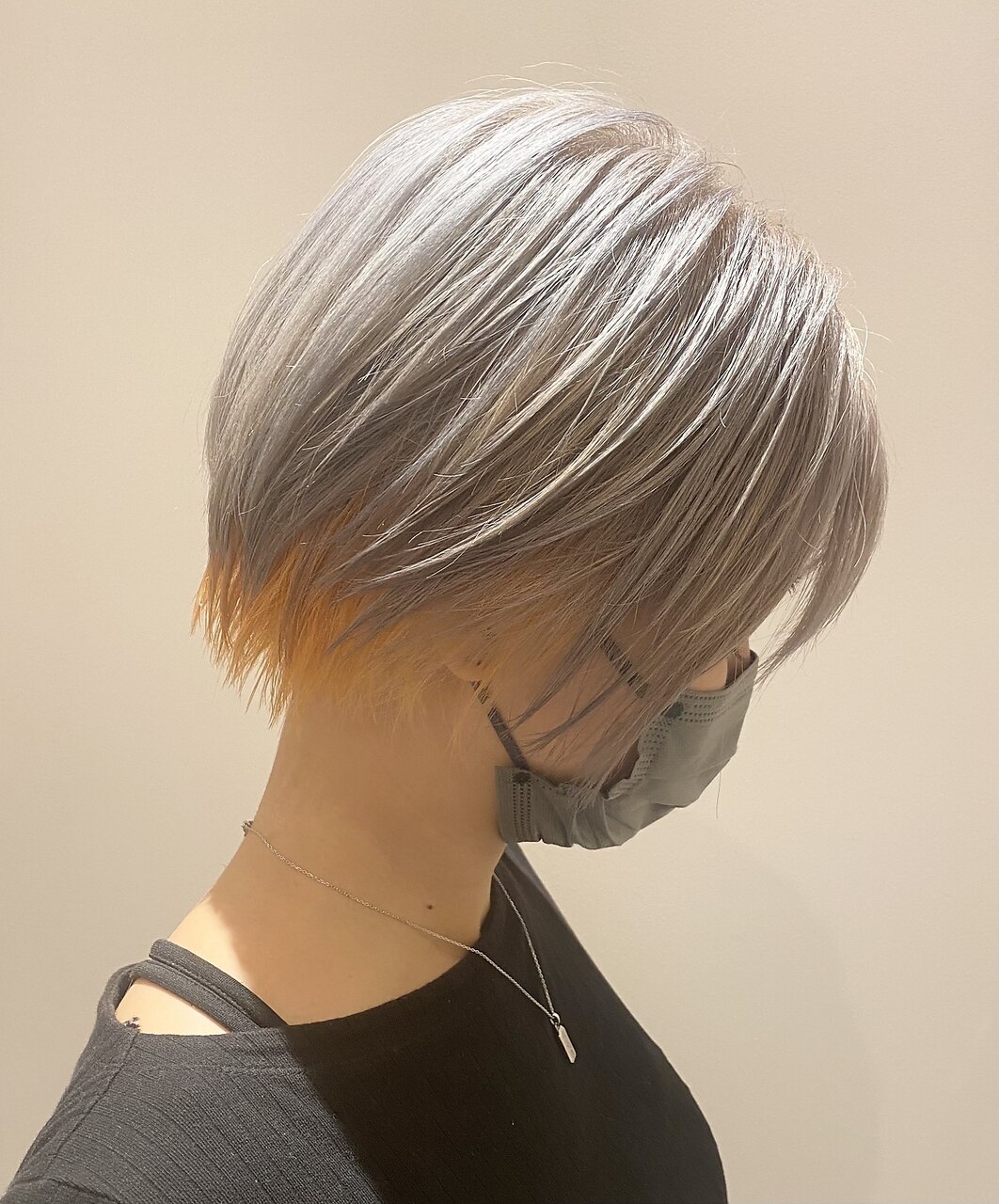 Lohen バイカラーカットオフショートジレ lohen バイカラーカットオフジレ TOPS – LOHEN