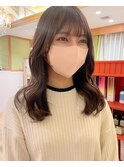 ★グレージュ/韓国ヘア/ミディアム/大人かわいい★
