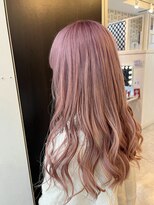 ヘアーグランデシーク(Hair Grande Seeek)&nbsp;韓国風ハイトーンカラーダブルカラーペールピンク☆