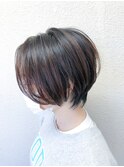 骨格に合わせた大人ショート