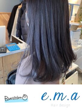 エマヘアデザイン(e.m.a Hair design) ブルーバイオレット