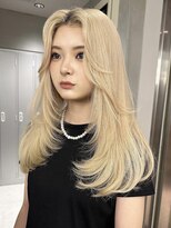 サイン 表参道(SIGN)&nbsp;ミルクティーベージュダブルカラーインナーカラーケアブリーチ