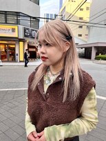 カフ(CAF)&nbsp;CAF FUKO イメチェン/ホワイトベージュカラー/大阪/心斎橋