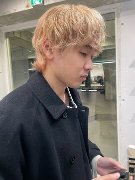 ダブ アオヤマ(DaB AOYAMA) 外国人風まろやかベージュ/癖毛マッシュウルフ