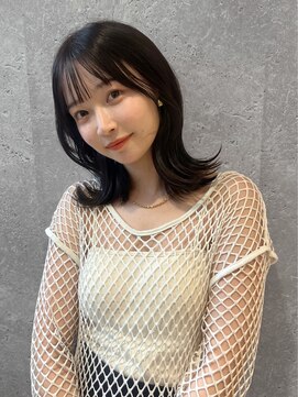 アース 三軒茶屋店(HAIR&MAKE EARTH) 三軒茶屋_レディース_セミロング_コテ巻き_くびれ巻き_韓国巻き