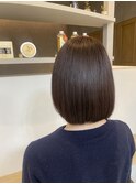 艶々ボブ/髪質改善カラー