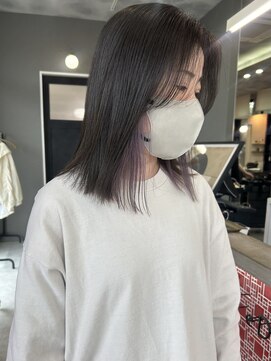 レド(LeDo) インナーカラー×ラベンダー×ハイトーン【四日市】