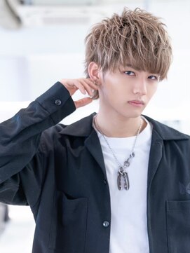 エフエム 渋谷(FM) アッシュブラック/マッシュパーマ/刈り上げ/ツーブロック