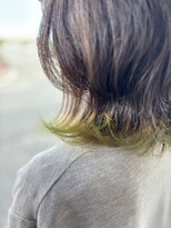 ソレカ(SORECA)&nbsp;裾カラー×ミントグリーン