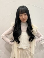 アッシュ 中目黒店(Ash)&nbsp;ブリーチ無しブルーブラックカラー