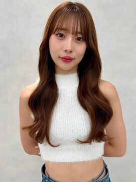 エジョン 三鷹店(Aejon) レイヤーロング/ヘルシースタイル/韓国ヘア/ベビーピンク/吉祥寺